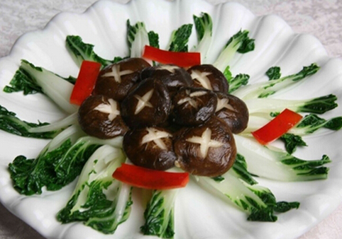懷孕晚期吃冬菇燒白菜